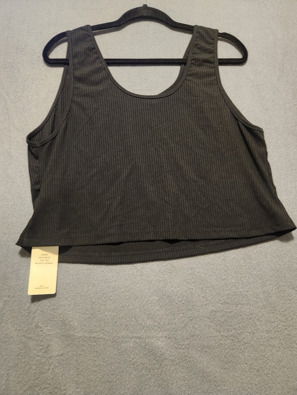 Shein Crop Top Women Size 3XL Black New